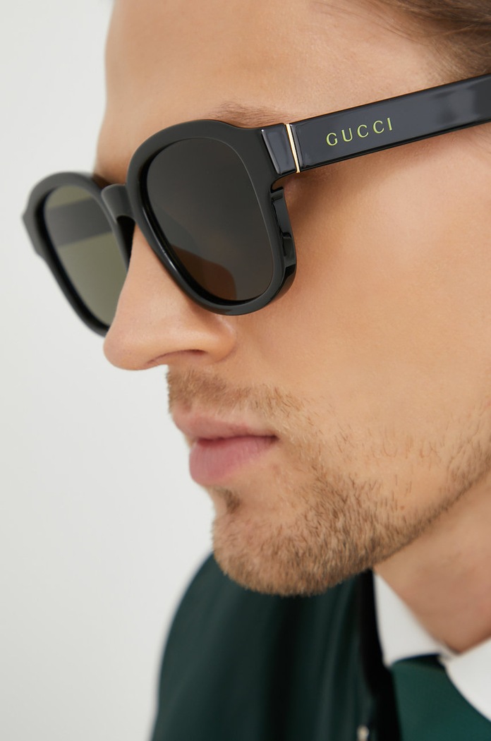 Okulary przeciwsłoneczne Gucci GG1140SK zielony