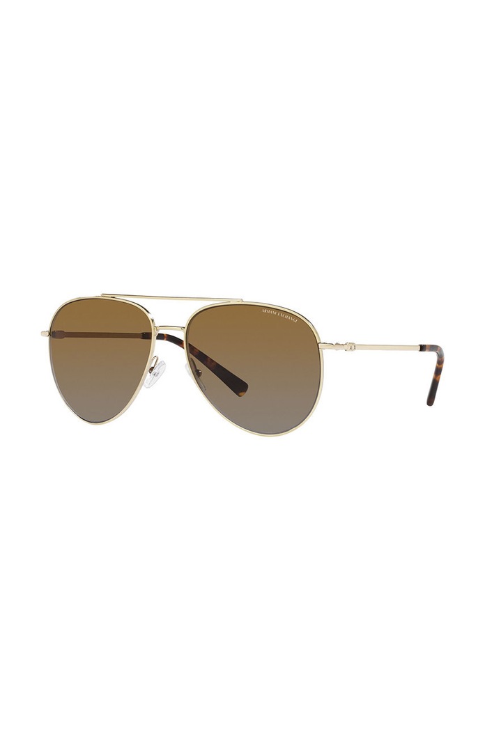 Armani Exchange okulary przeciwsłoneczne 0AX2043S.6110T5 złoty AA00