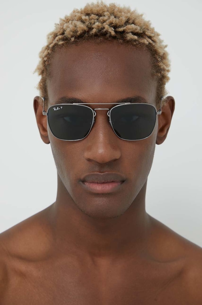 Слънчеви очила Ray-Ban правоъгълна син 0RB3588