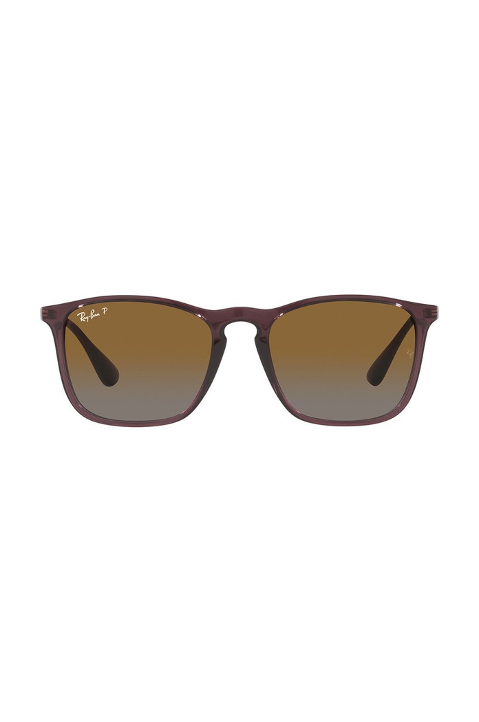 Akcesoria Ray-Ban okulary przeciwsłoneczne CHRIS 0RB4187 brązowy