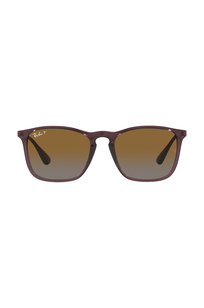 Akcesoria Ray-Ban okulary przeciwsłoneczne CHRIS 0RB4187 brązowy
