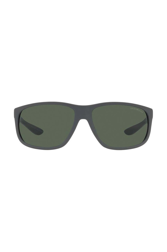 Emporio Armani ochelari de soare dreptunghiular gri 0EA4199U