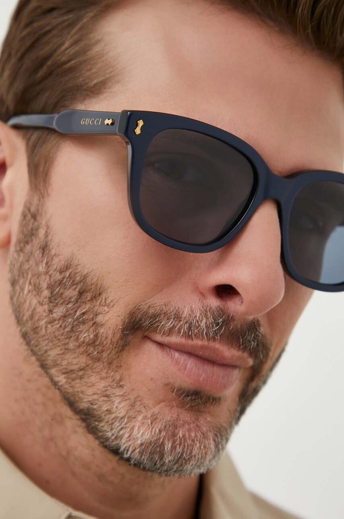 Okulary przeciwsłoneczne Gucci niebieski GG1264S