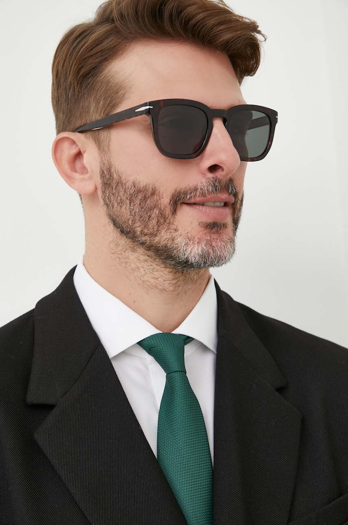 David Beckham okulary przeciwsłoneczne prostokątne brązowy DB.7076/S