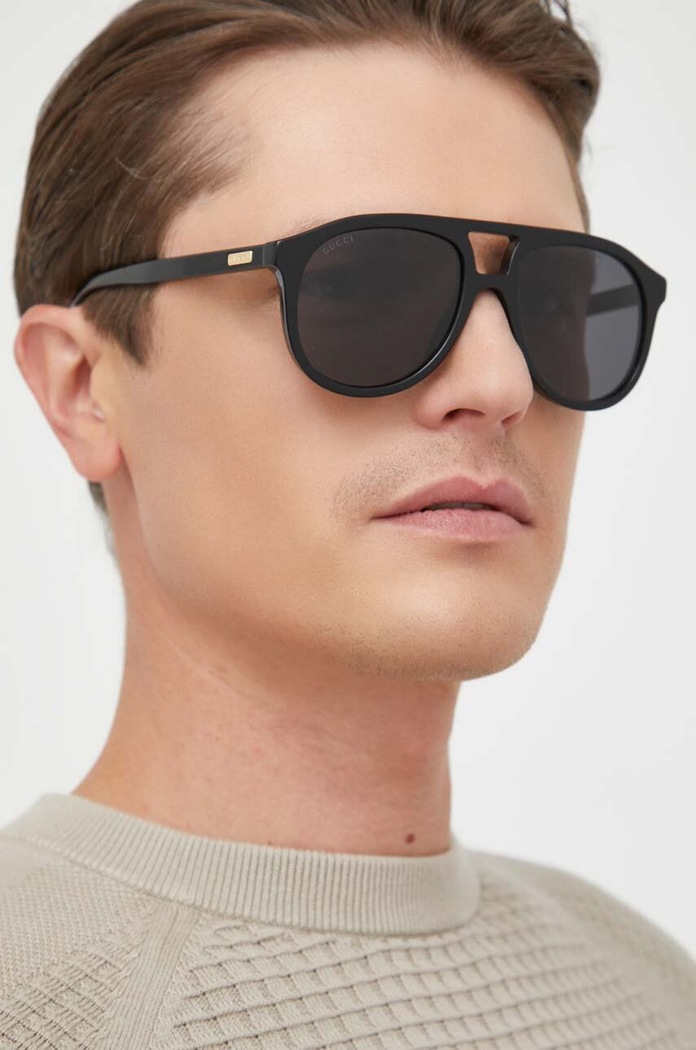 Gucci okulary przeciwsłoneczne GG1320S czarny