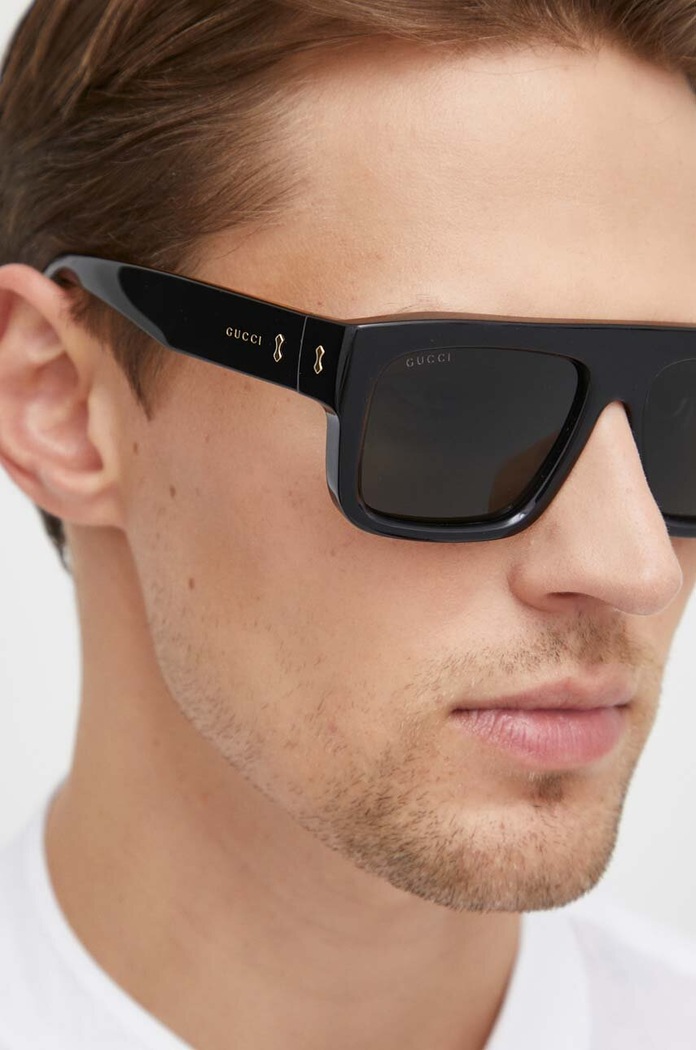 Gucci okulary przeciwsłoneczne jednolita czarny GG1461S