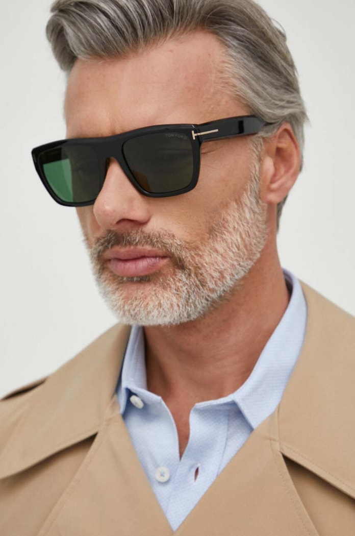 Tom Ford okulary przeciwsłoneczne jednolita czarny FT1077.5501N