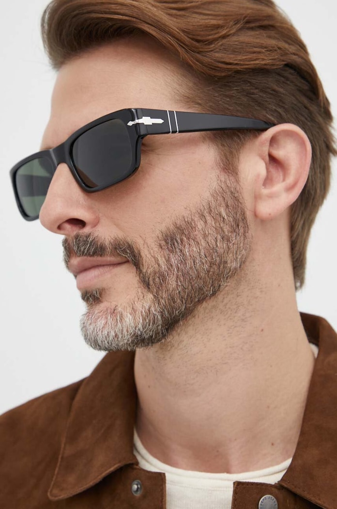 Persol occhiali da sole ADRIEN rectangle nero 0PO3347S