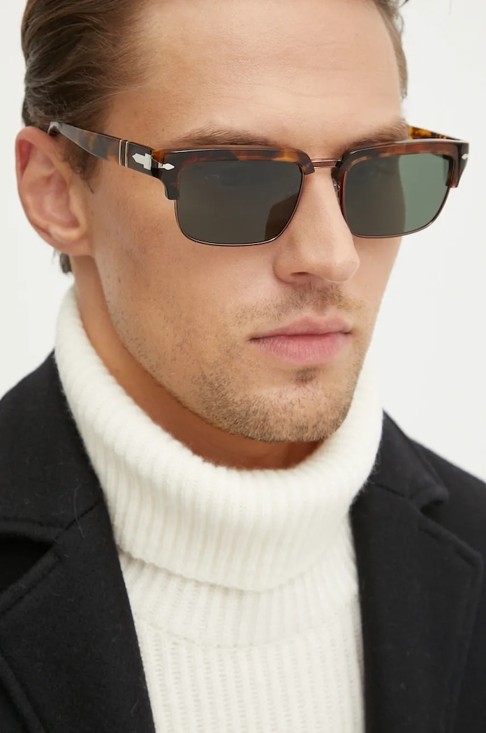 Slnečné okuliare Persol hladký hnedá 0PO3354S