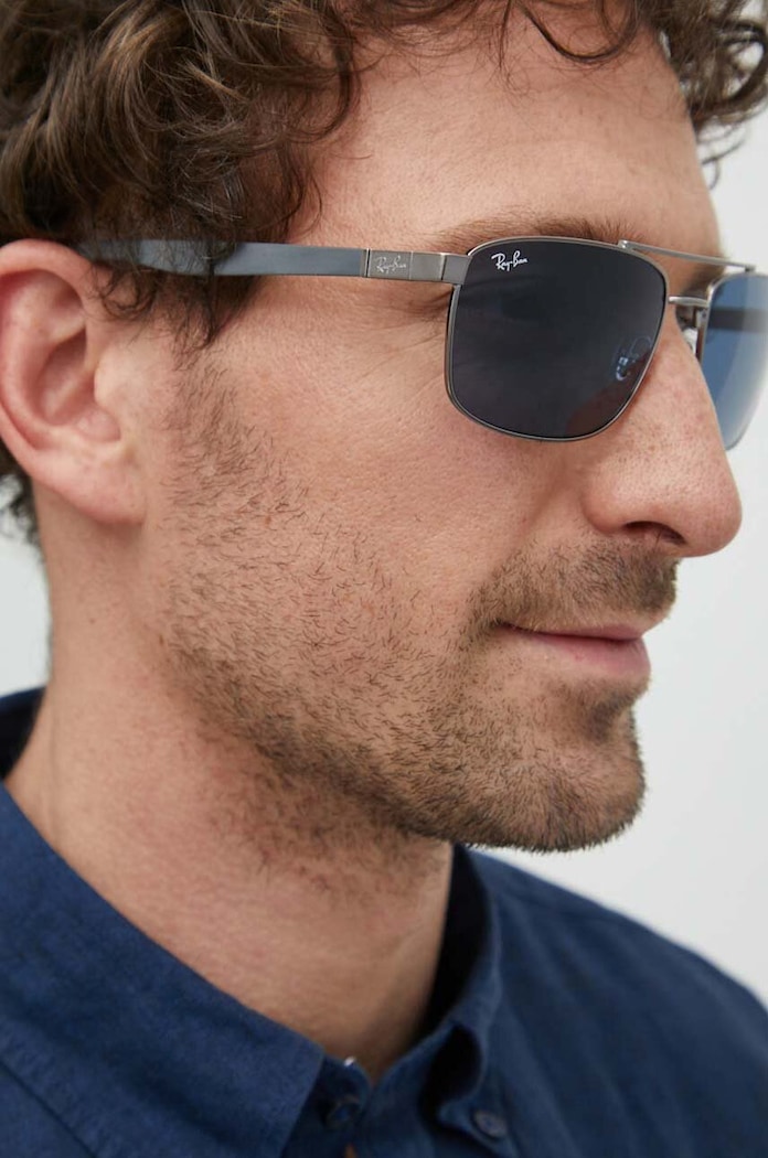 Slnečné okuliare Ray-Ban 0RB3737 strieborná AA00
