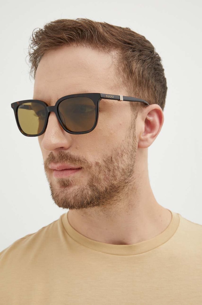 Okulary przeciwsłoneczne Gucci zielony GG1493S