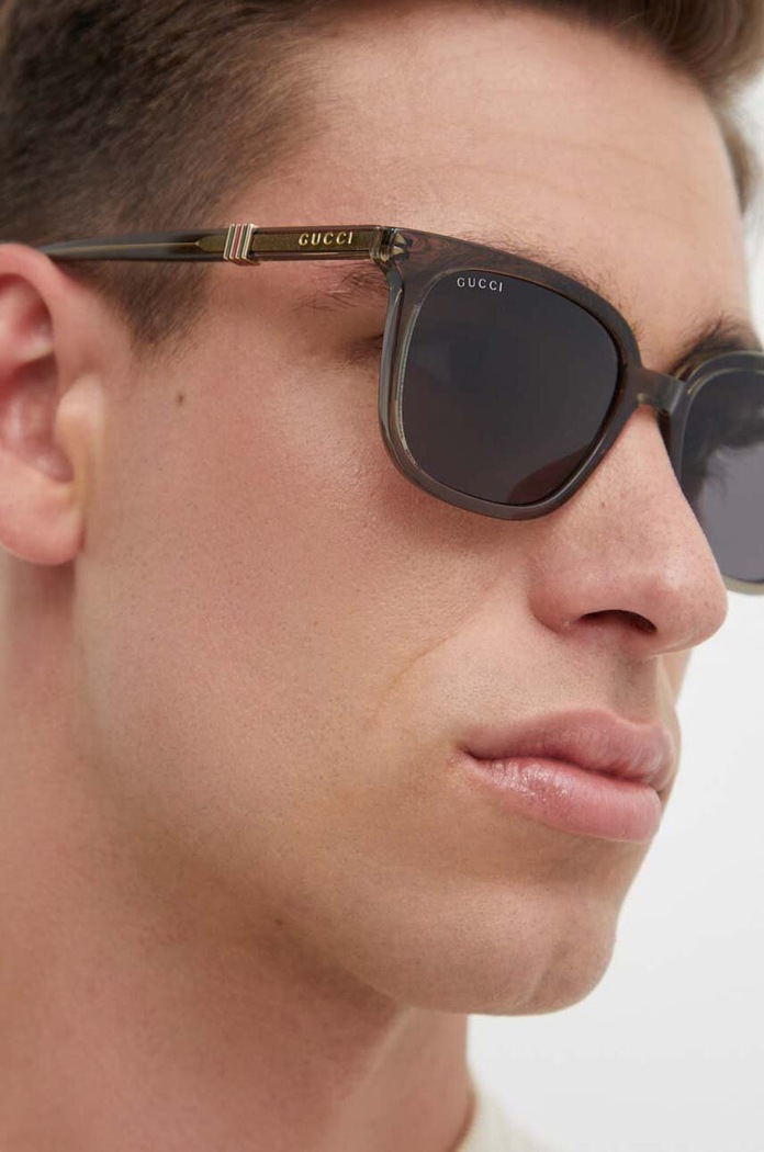 Okulary przeciwsłoneczne Gucci zielony GG1493S