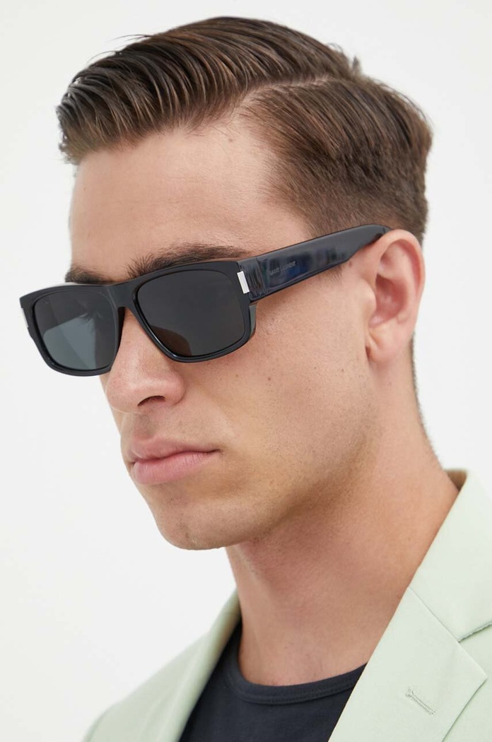 Saint Laurent okulary przeciwsłoneczne jednolita czarny SL.689