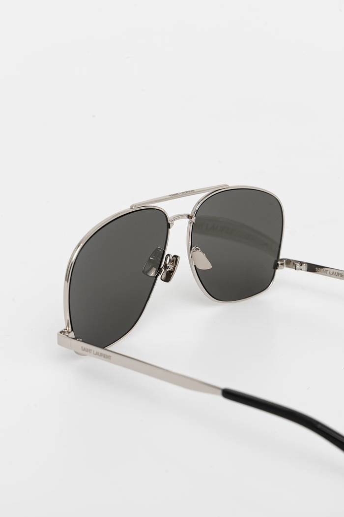 Slnečné okuliare Saint Laurent LEON sivá SL.653.LEON