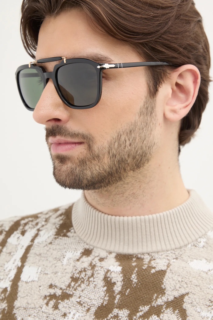 Persol ochelari de soare uniforme negru 0PO0203S