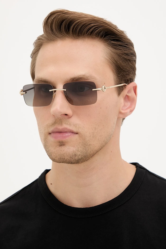 Slnečné okuliare Gucci hladký zlatá GG1703S