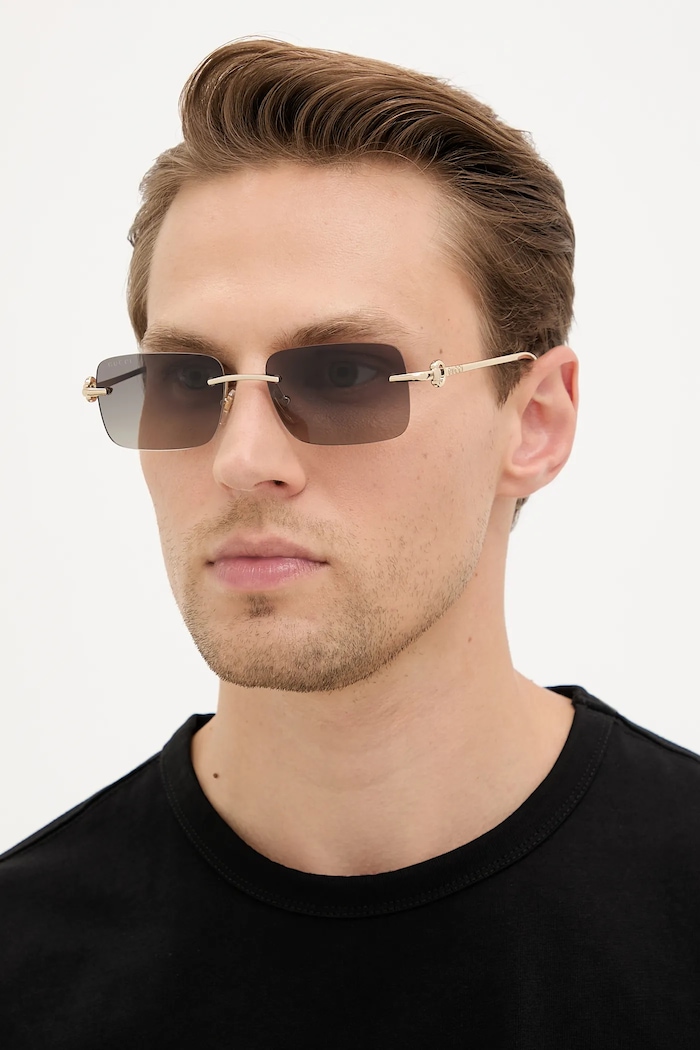 Slnečné okuliare Gucci hladký zlatá GG1703S