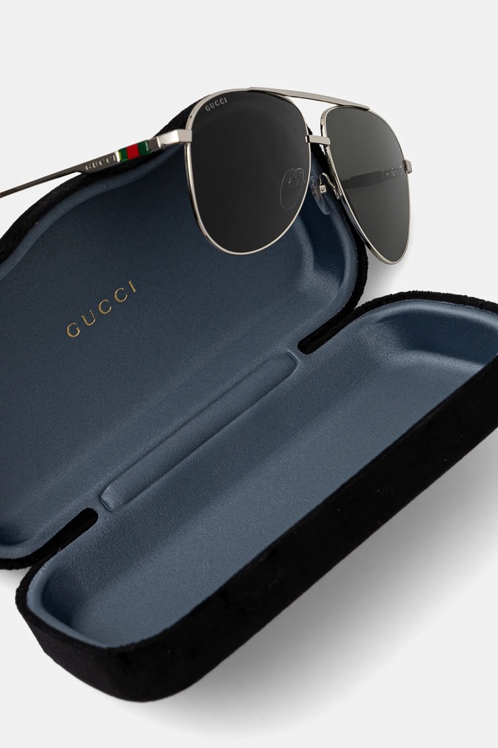 Doplnky Slnečné okuliare Gucci GG1677S strieborná