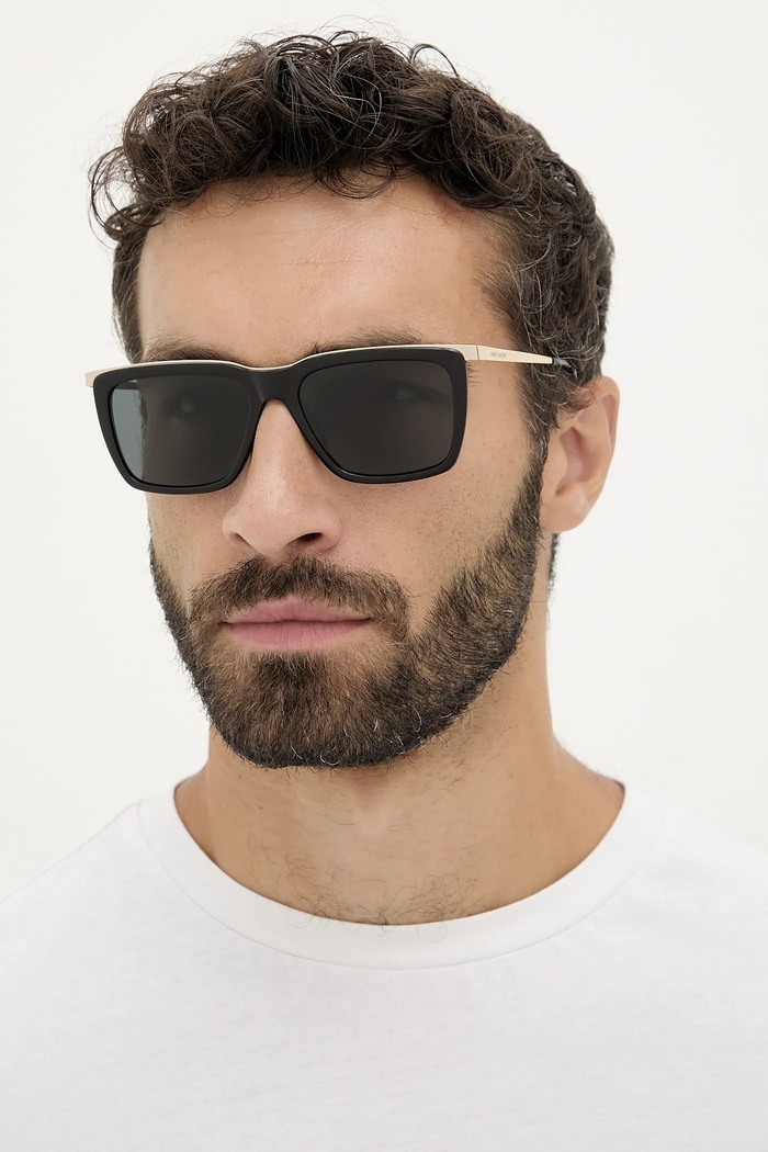 Saint Laurent Ochelari de soare negru SL.765