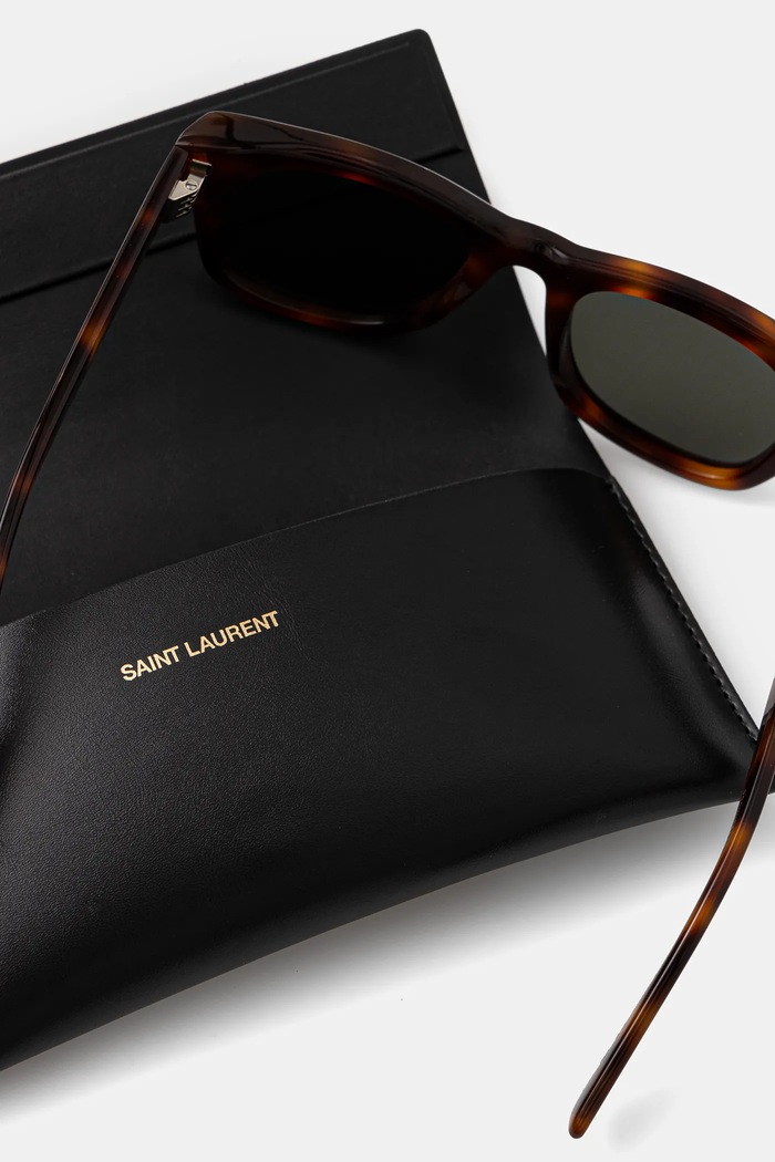 Slnečné okuliare Saint Laurent oranžová SL.801
