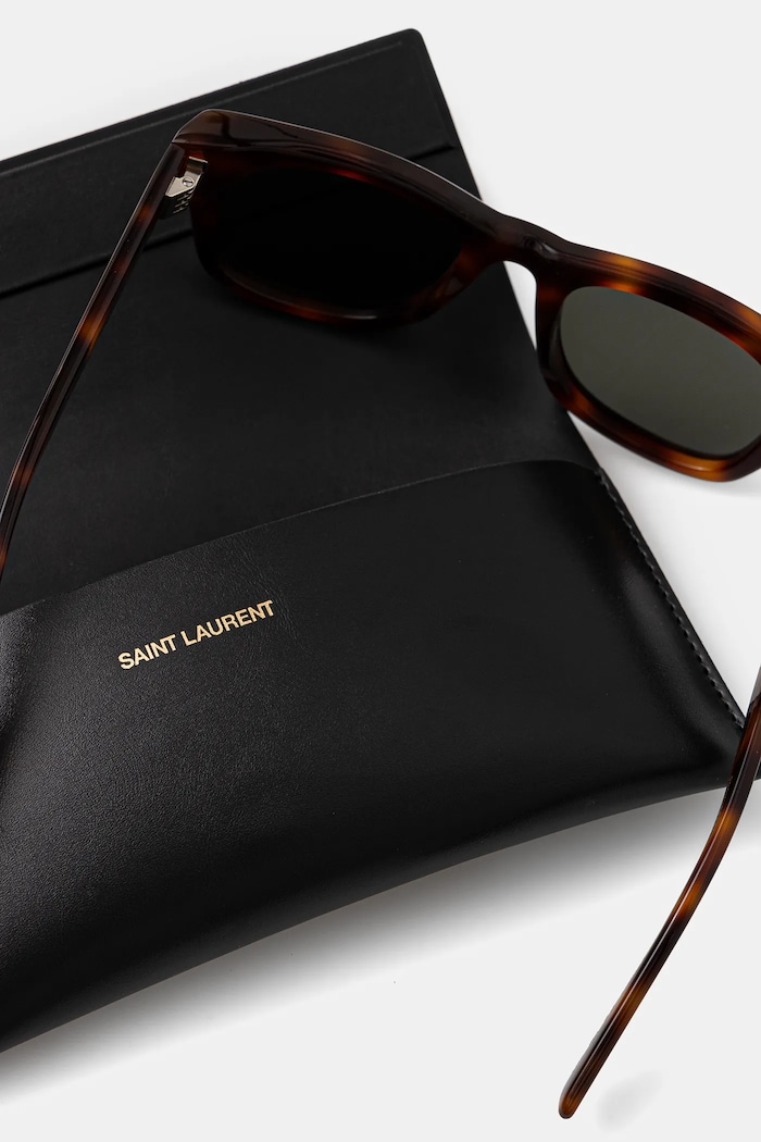 Slnečné okuliare Saint Laurent oranžová SL.801