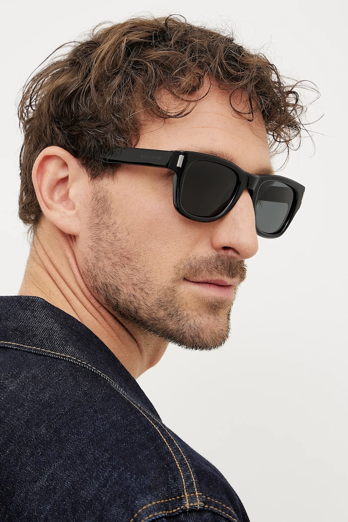Saint Laurent ochelari de soare uniforme negru SL.801