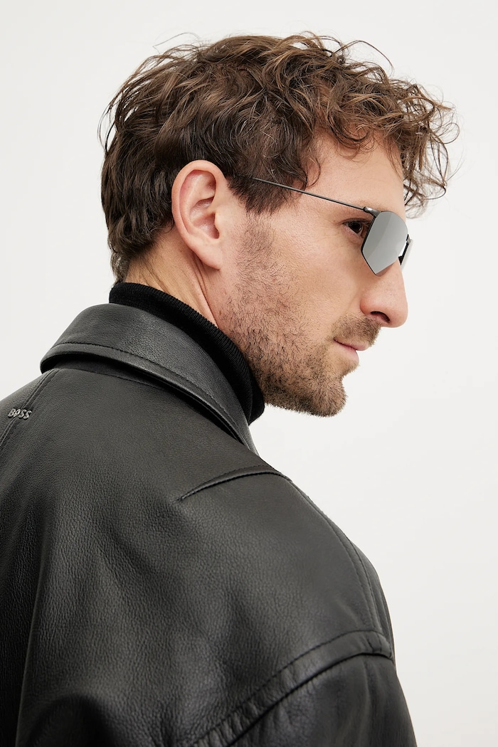 Balenciaga okulary przeciwsłoneczne BB0413S srebrny