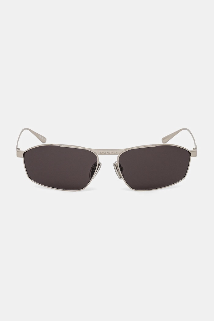 Akcesoria Balenciaga okulary przeciwsłoneczne BB0416S srebrny