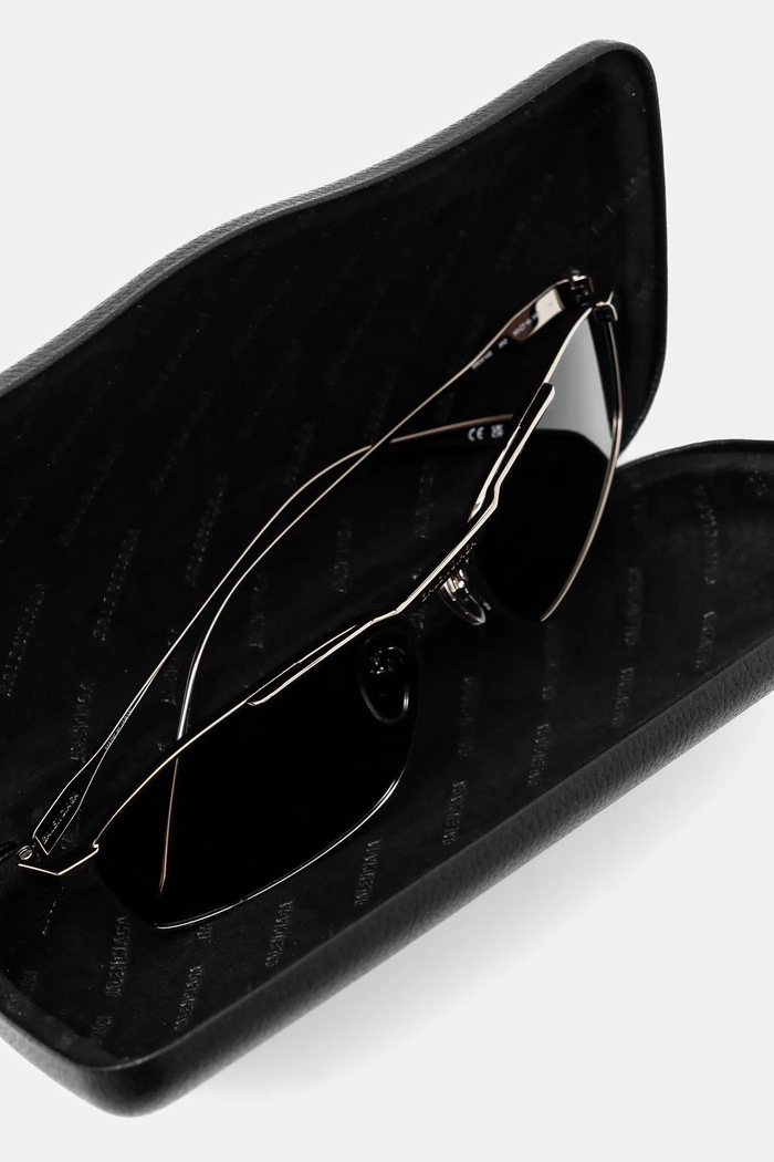 Balenciaga okulary przeciwsłoneczne BB0416S srebrny