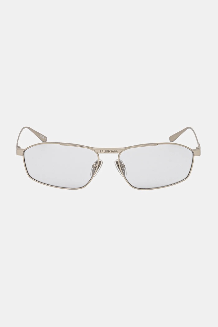Balenciaga okulary przeciwsłoneczne BB0416S srebrny AA00