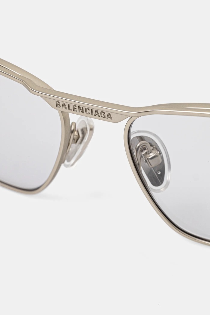 Akcesoria Balenciaga okulary przeciwsłoneczne BB0416S srebrny