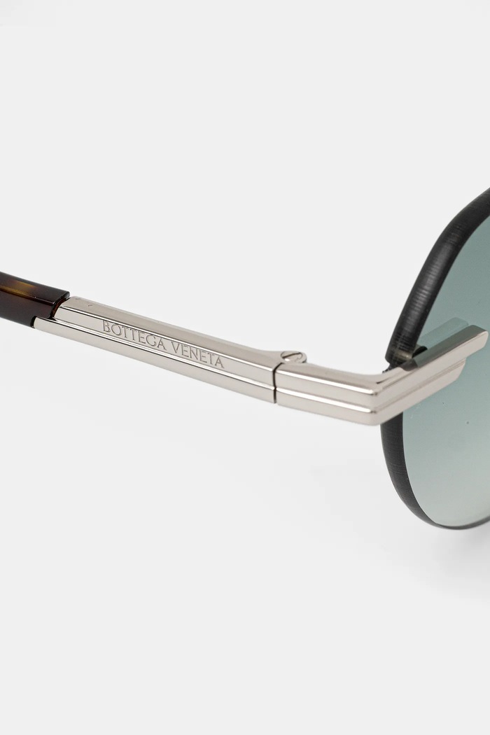 Sluneční brýle Bottega Veneta stříbrná BV1379S