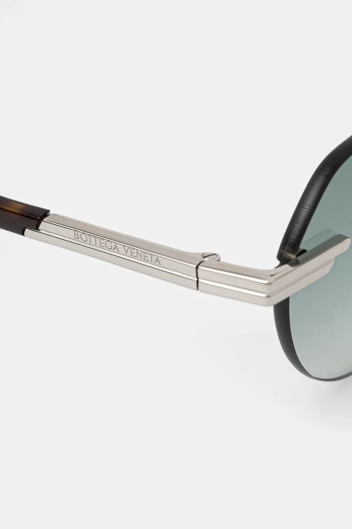 Sluneční brýle Bottega Veneta stříbrná BV1379S