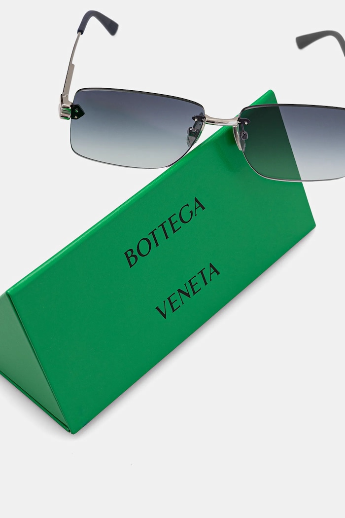 Sluneční brýle Bottega Veneta stříbrná BV1126S