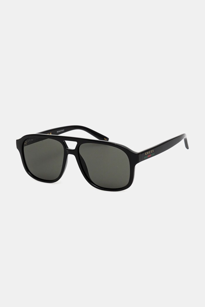 Солнцезащитные очки Gucci авиатор чёрный GG1856S