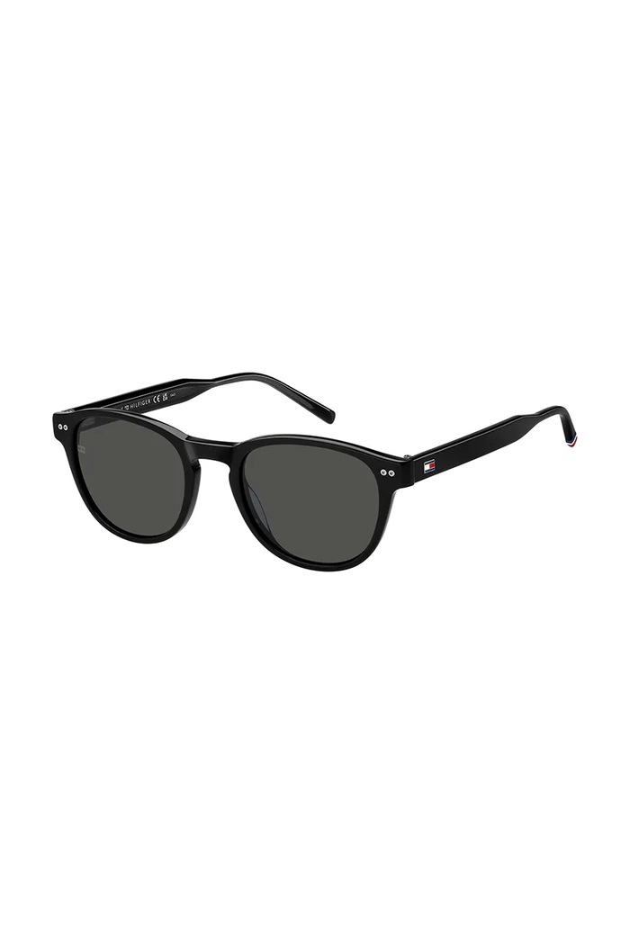 Tommy Hilfiger occhiali da sole a tinta unita nero TH.2186/S
