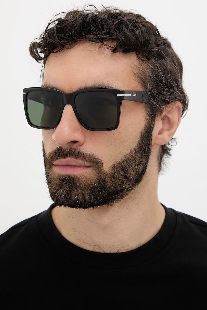 BOSS slnečné okuliare wayfarer pánske hnedá BOSS.1745/S