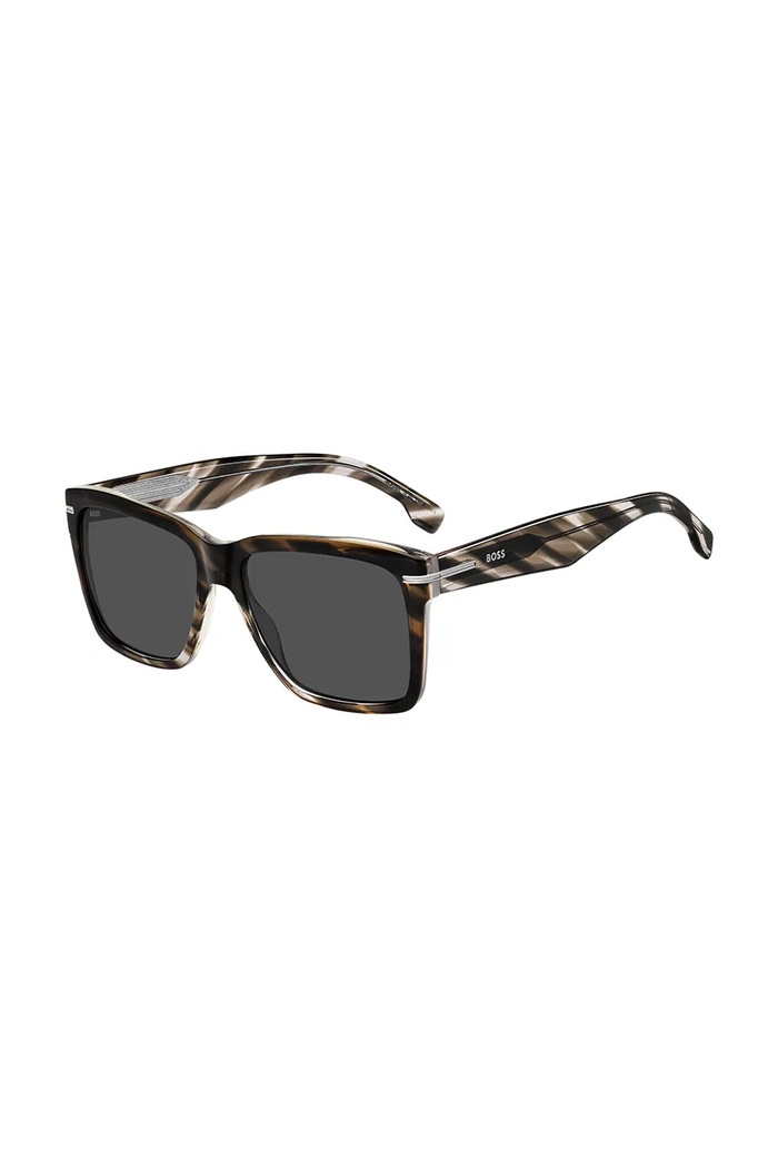 BOSS okulary przeciwsłoneczne wayfarer męskie czarny BOSS.1745/S
