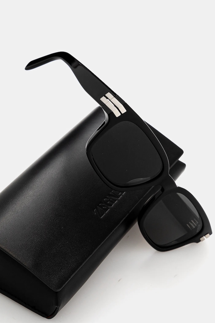 Sončna očala Zegna črna EZ0237.5501A