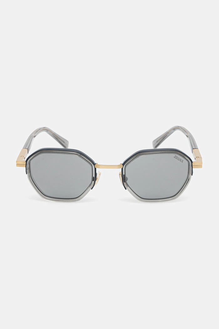 Sluneční brýle Zegna EZ0259.5093C šedá AA00