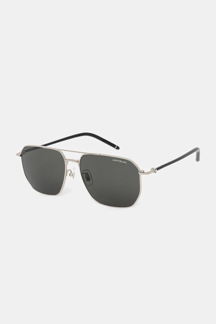 Montblanc okulary jednolita srebrny MB0367SA