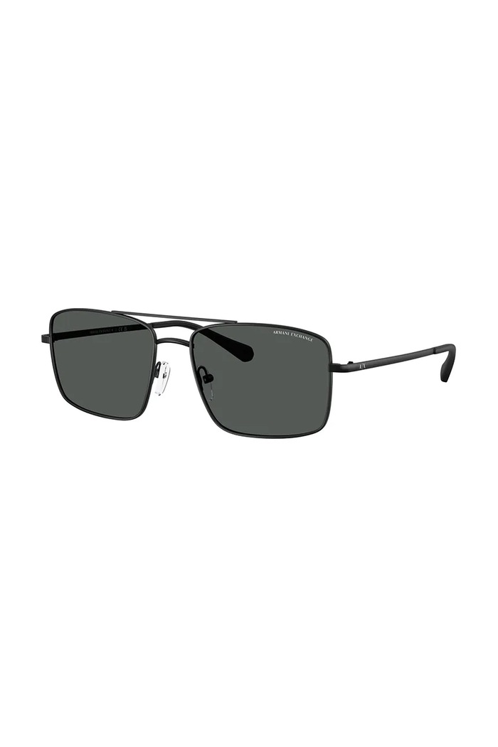 Slnečné okuliare Armani Exchange hladký čierna 0AX2054S