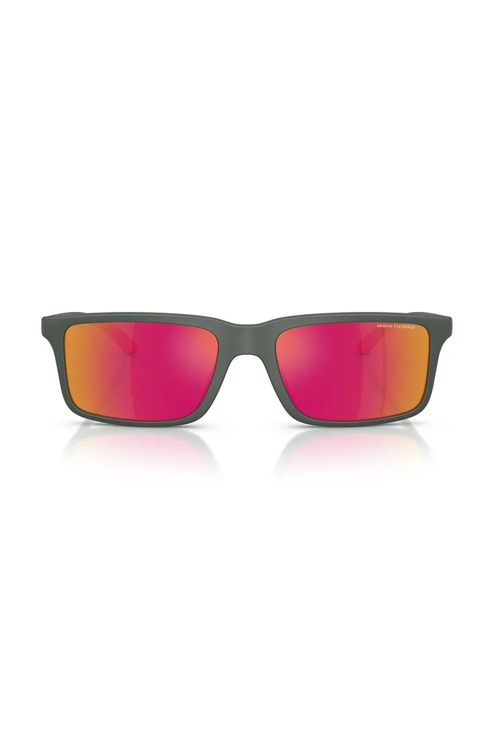 Armani Exchange okulary przeciwsłoneczne 0AX4157SU zielony AA00