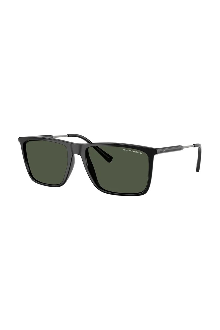Armani Exchange slnečné okuliare pánske hladký čierna 0AX4160S