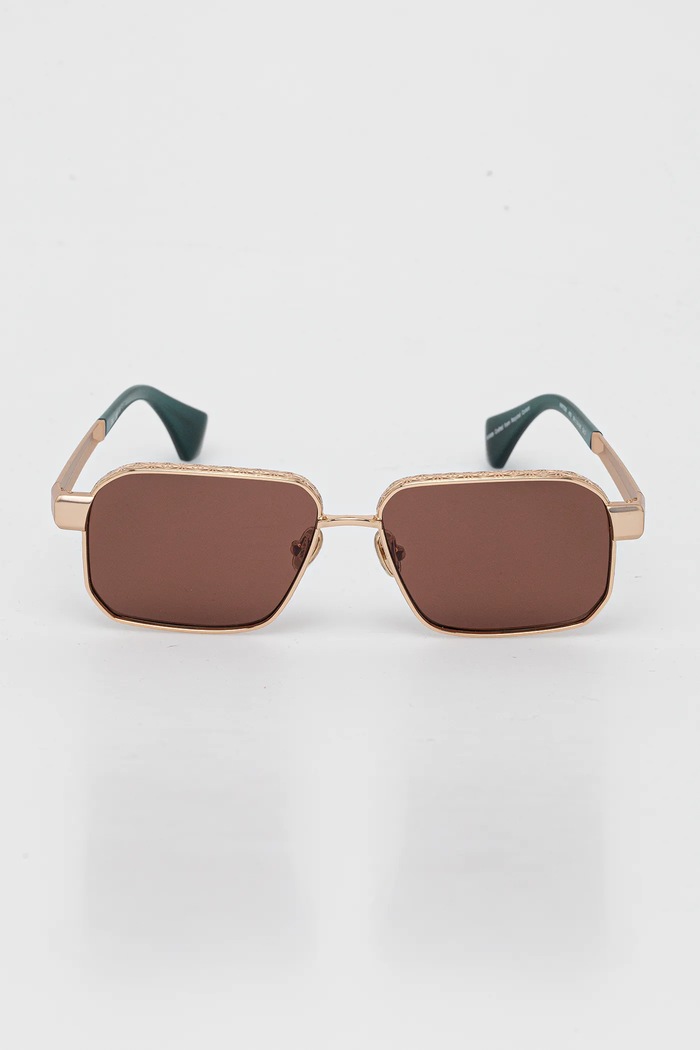 Vivienne Westwood okulary przeciwsłoneczne Mickie VW7036 złoty AA00