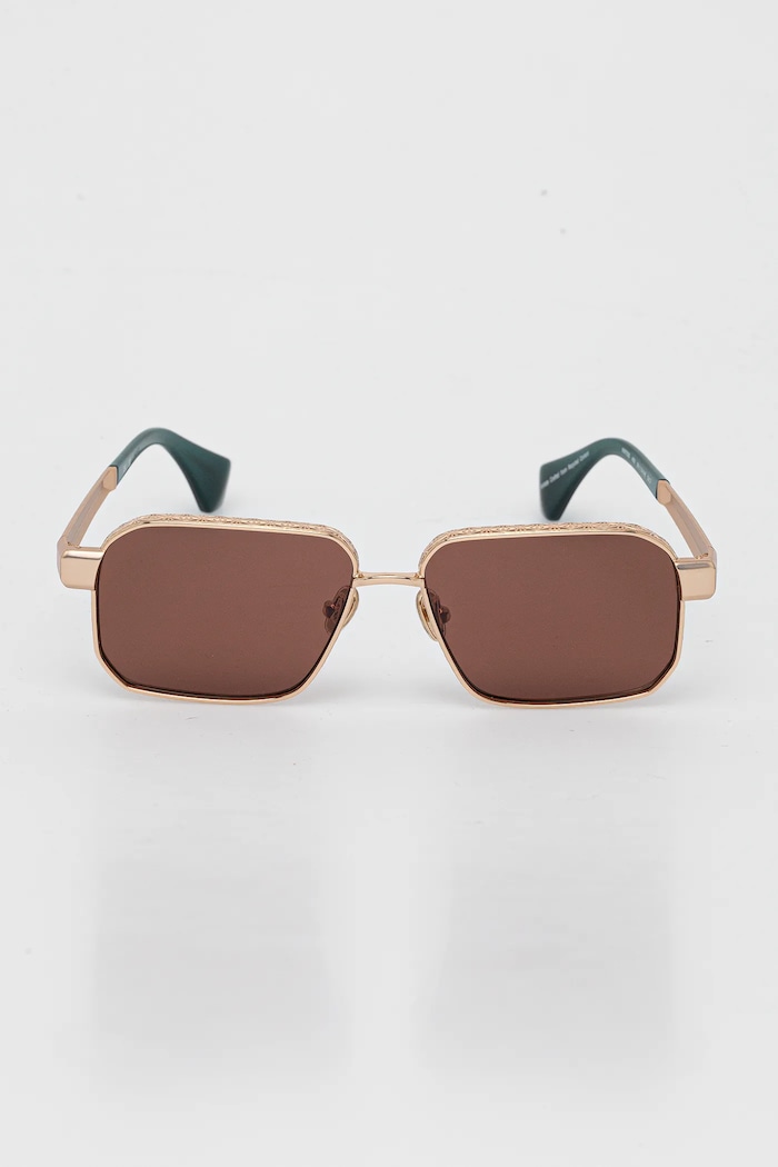 Vivienne Westwood okulary przeciwsłoneczne Mickie VW7036 złoty AA00