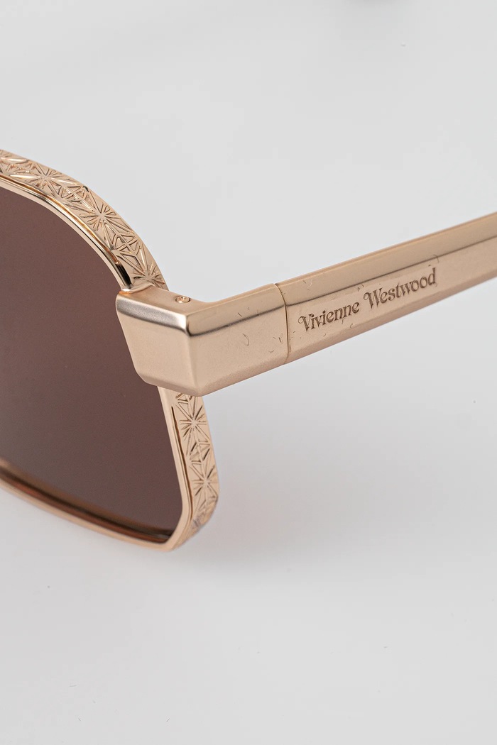 Akcesoria Vivienne Westwood okulary przeciwsłoneczne Mickie VW7036 złoty