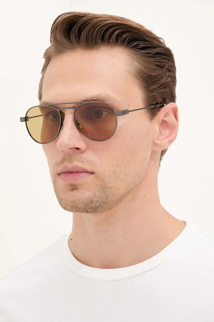 Saint Laurent Ochelari de soare argintiu SL.708