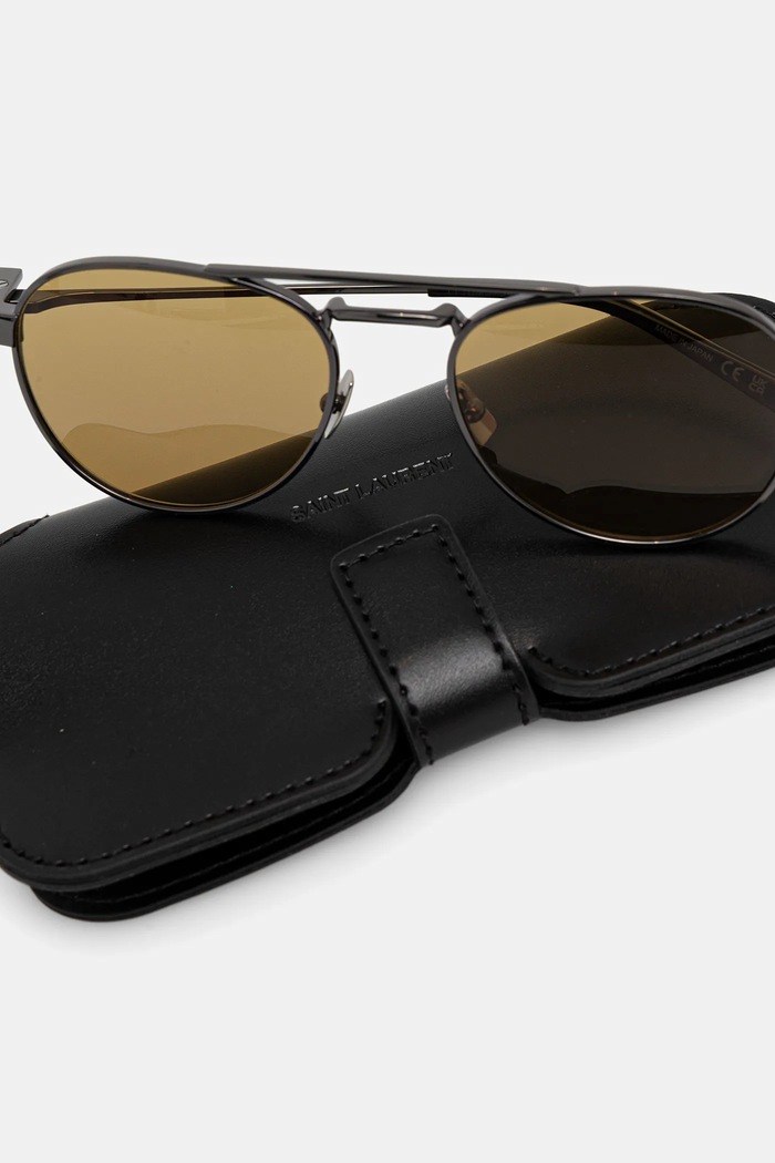 Ochelari de soare Saint Laurent argintiu SL.708