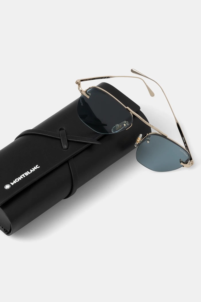 Sunčane naočale Montblanc zlatna MB0404S